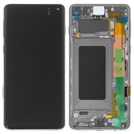 LCD Дисплей за Samsung SM-G973F  Galaxy S10 + Тъч скрийн + рамка Черен